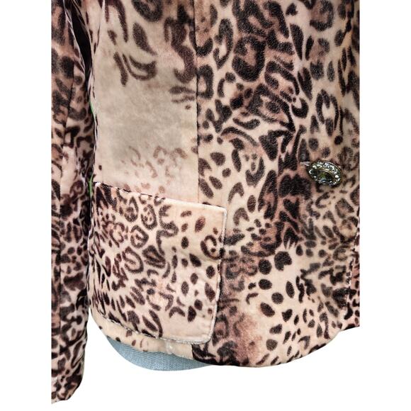 Nancy Bolen Pink Leopard Lace Jacket – Mobwife Glam Western Diva S - Picture 8 of 15